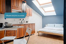 Комната-апартаменты с собственной кухней, Отель Типичный Питер, Санкт-Петербург