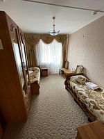 Двухместный номер Superior с балконом и с красивым видом из окна 2 отдельные кровати, Отель Лотос, Домбай