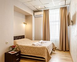 Стандартный двухместный номер с одной двуспальной кроватью, Отель Заречье, Москва