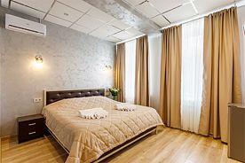 Стандарт Плюс (двухместный номер с одной двуспальной кроватью + доп.место), Отель Заречье, Москва