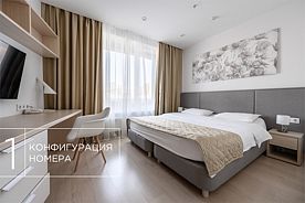 Люкс двухкомнатный номер (Высшая категория), Апарт-отель YES Botanica, Москва