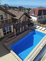 Двухместный номер с 2 раздельными кроватями,балконом и видом на море, Отель Аранда, Сочи
