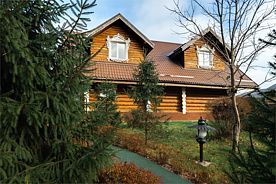 Номер в «Бревенчатом доме» с двумя раздельными кроватями, Загородный отель Лачи, деревня Лужки, Краснопахорский район