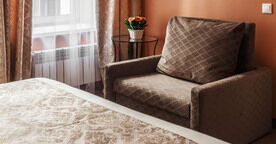 Двухместный номер с 1 двуспальной кроватью и дополнительной кроватью, Отель FLORINN, Москва