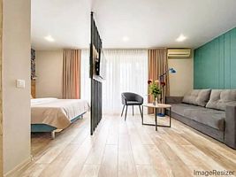 Семейный номер Standard с балконом и рядом с пляжем, Отель Volna Family Resort, Анапа