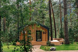 Барнхаус с террасой и купелью, Отель Чепош Парк, село Чепош