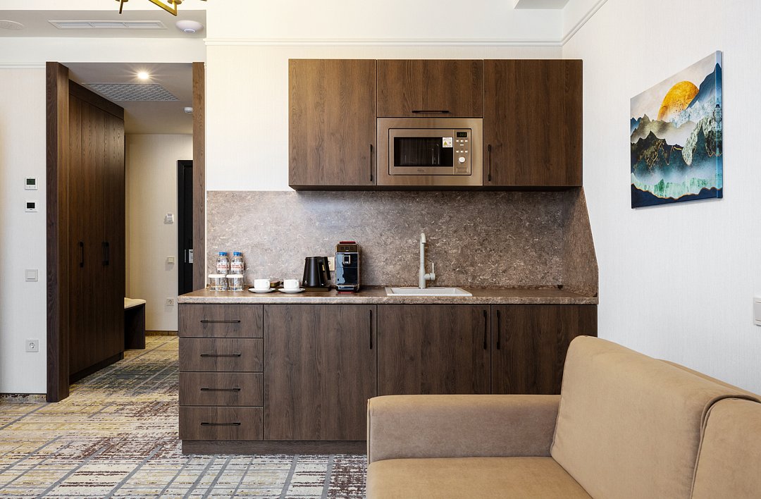 Апартаменты 2-местный (с балконом и видом на горы)