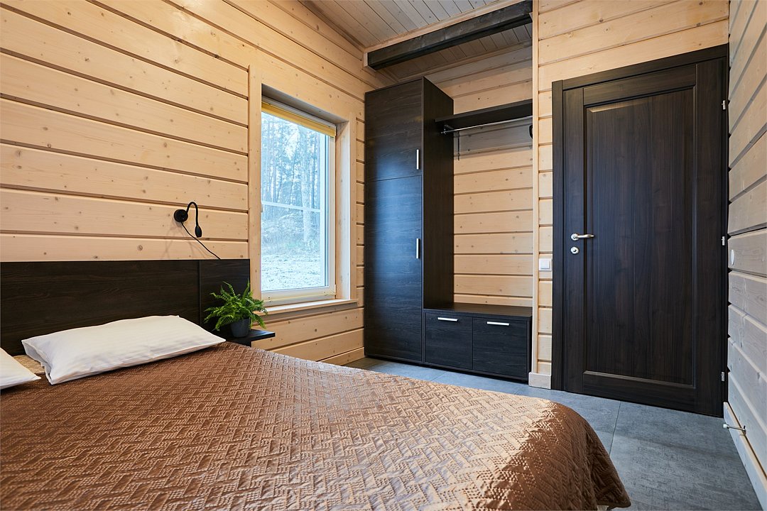 Коттедж 4-местный 2-комнатный (DBL, с сауной)