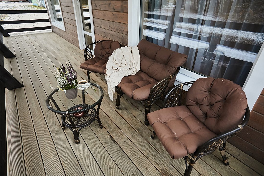 Коттедж 4-местный 2-комнатный (DBL, с сауной)