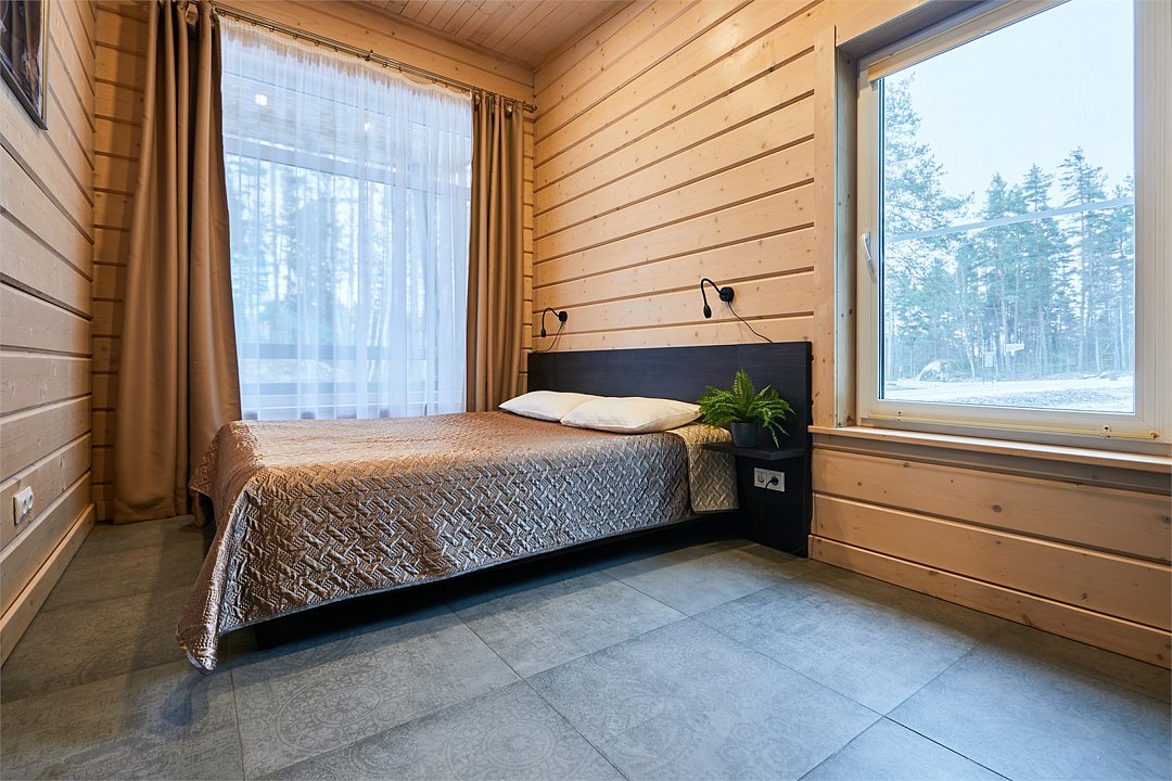 Коттедж 4-местный 2-комнатный (TWIN/DBL, с сауной)