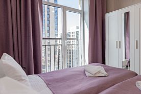Номер-студио c французским  балконом, Park in Pulkovo Apartaments, Санкт-Петербург