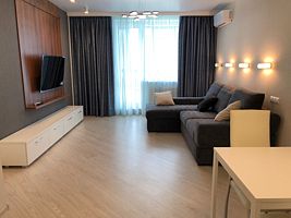Апартаменты с гостиной и спальней с двуспальной кроватью, Sibgat Apartments, Казань