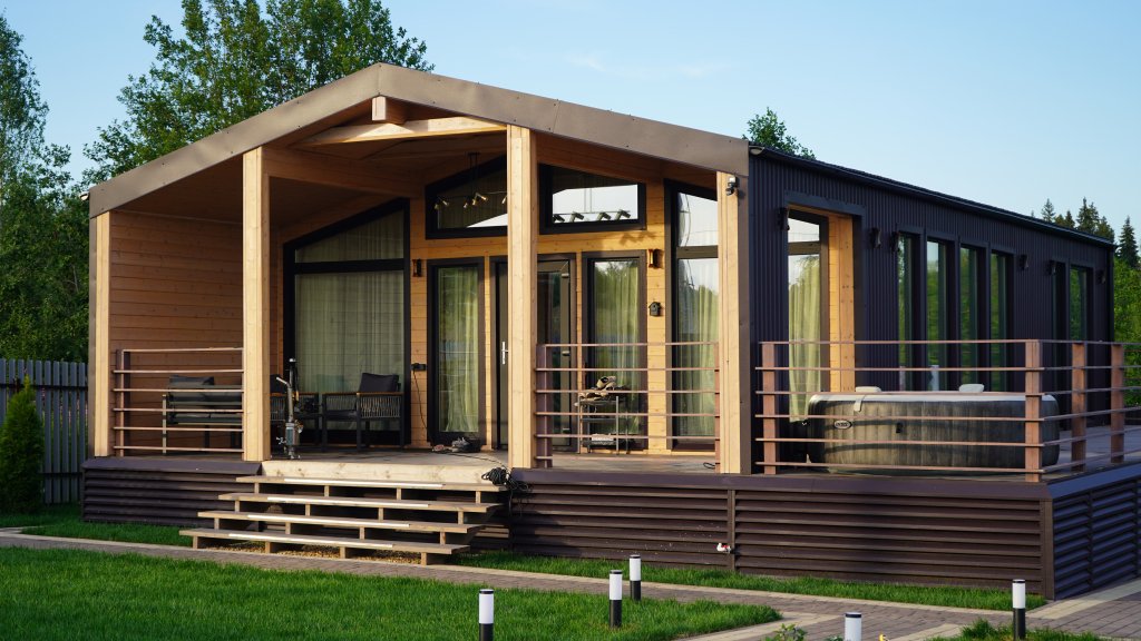 Частный дом Барнхаус Дом у озера деревня Сбоево, Московская область, Дмитров 