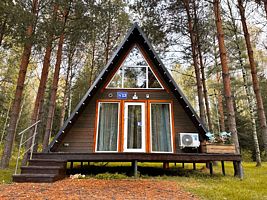А-фрейм на восточном пруду, Загородный отель Конаково.Аэро, Конаково
