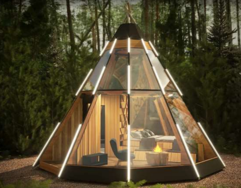 Домик 2-местный 1-комнатный (NEO Tipi)