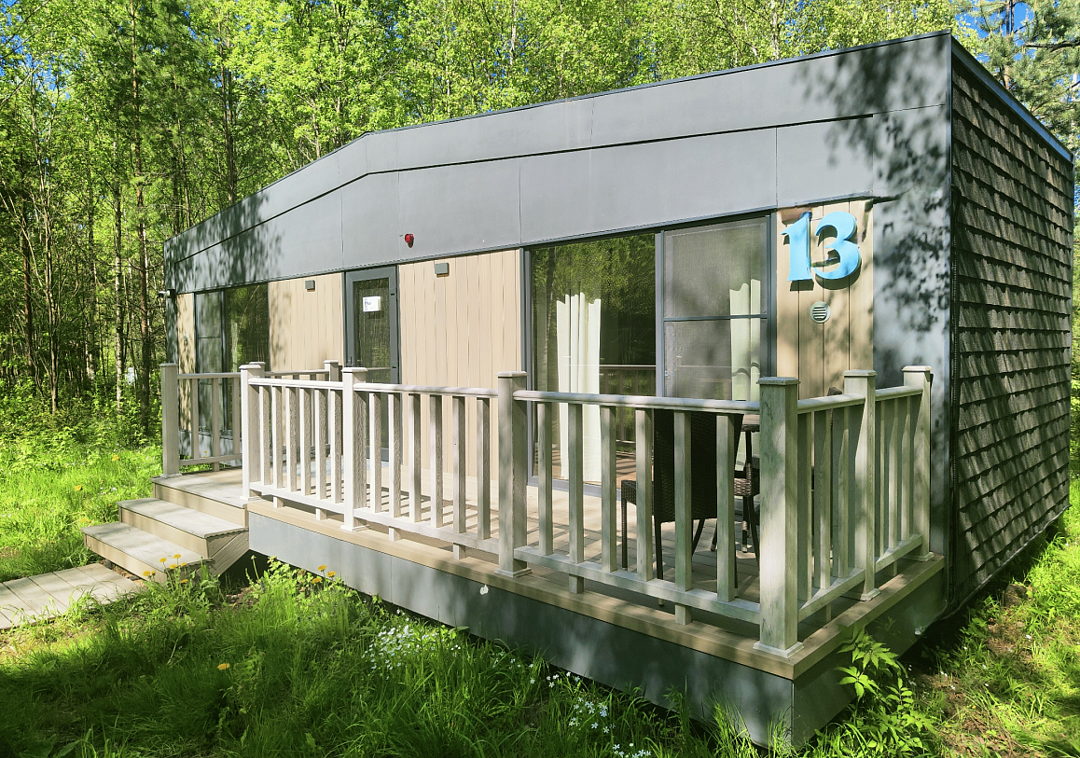 Дом Свобода 2-местный 1-комнатный (с террасой, входит лесная ванна)