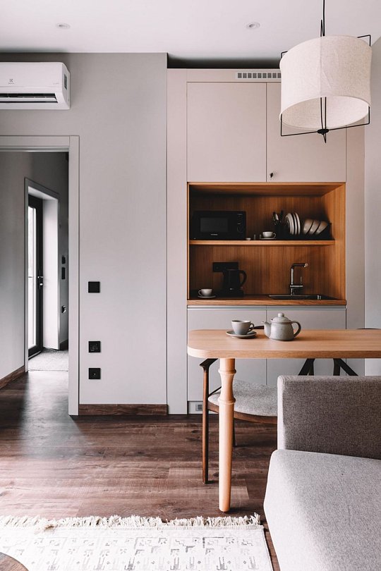 Дом Свобода 2-местный 1-комнатный (с террасой, входит лесная ванна)