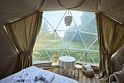 Панорамная Сфера Стандарт с видом на сосны/озеро/закат, Глэмпинг Ива СПА, село Новое Павшино