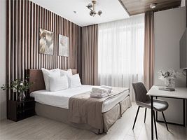 DELUXE "WOOD" (Apart), Апарт-отель APARTELLO (ул. Советская, д. 8), Новосибирск