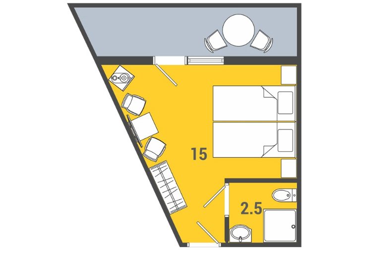 Комфорт 2-местный (Шале)