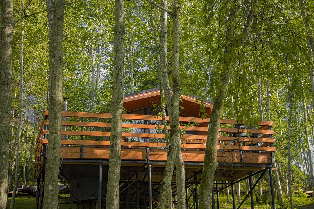 Домик 2-местный Комфорт (банный чан, вечерний заезд)