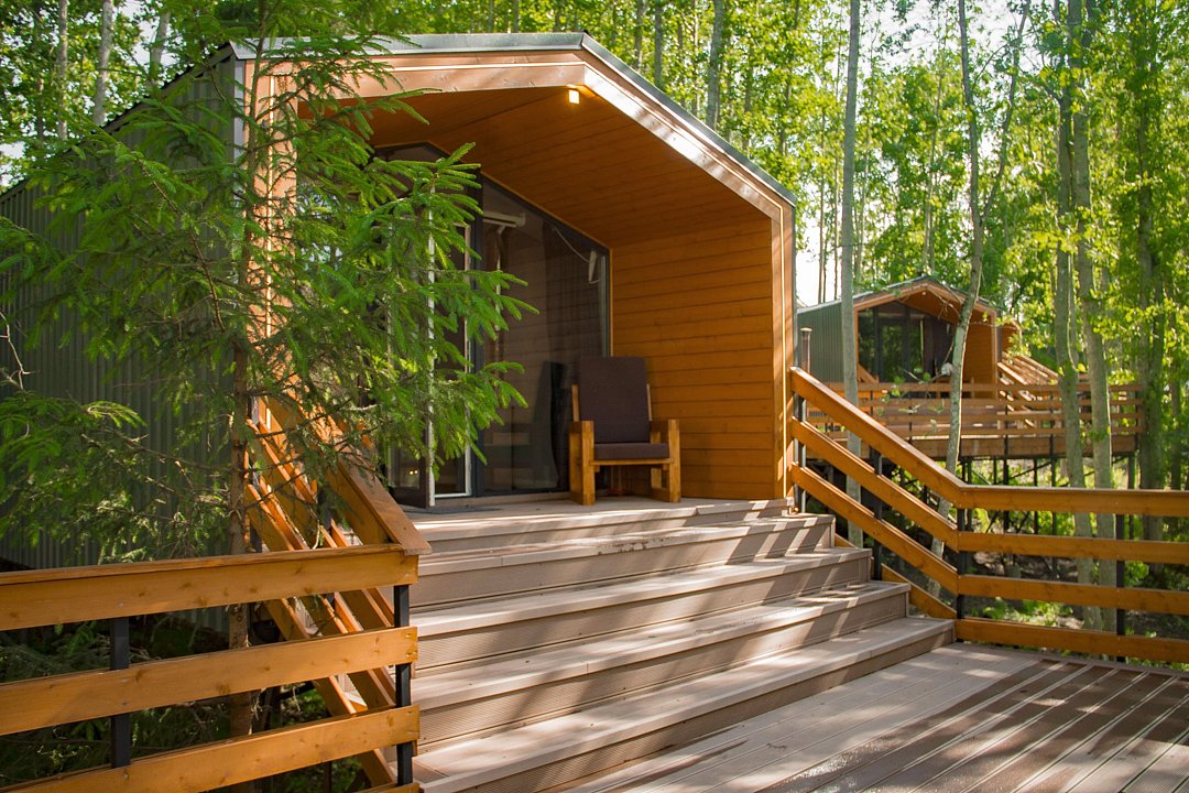 Домик 2-местный Комфорт (банный чан, вечерний заезд)