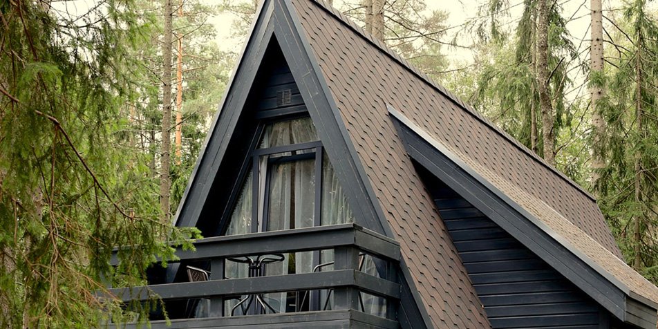 Коттедж 6-местный 2-комнатный (Полулюкс с одной спальней)