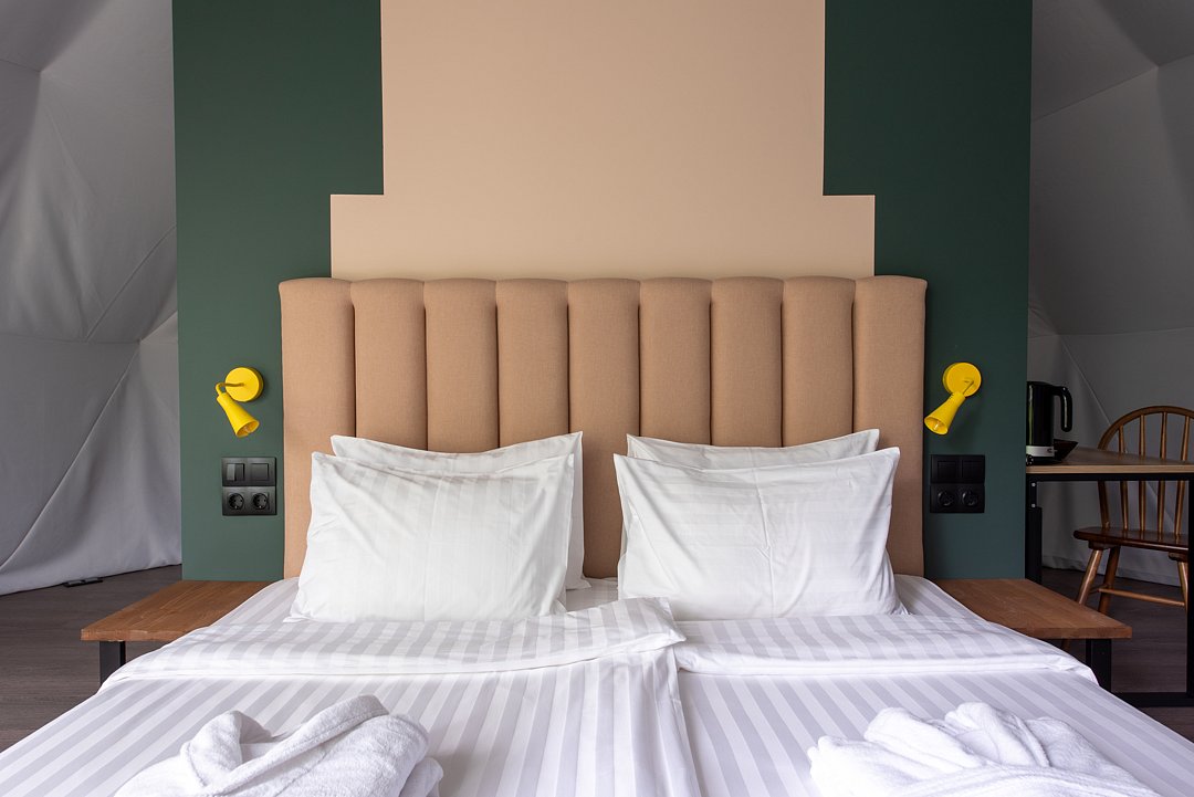 Глемпинг 2-местный 1-комнатный (геокупол)