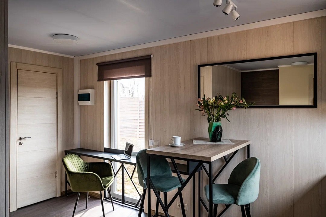 Таунхаус Стандартный 2-местный 1-комнатный (Семейный, с кухней)