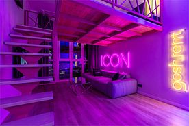 Паруса 297Б | NEON ICON | Панорамное окно | 23 этаж | Вид на 50 лет ВЛКСМ, Апартаменты ГОШ Апартаменты, Тюмень