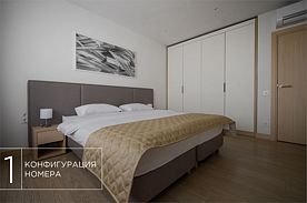 Люкс трехкомнатный (Высшая категория), Апарт-отель YES Technopark, Москва