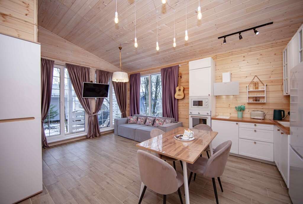 Вилла Аппалачи с сауной в Коробицыно, поселок Коробицыно, Ленинградская область