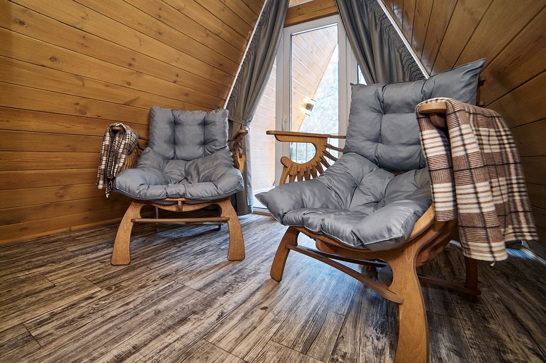 А-фрейм 4-местный (комфорт+) вид на горы