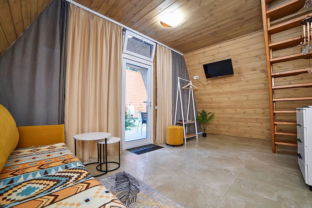 А-фрейм 4-местный (комфорт+) вид на горы