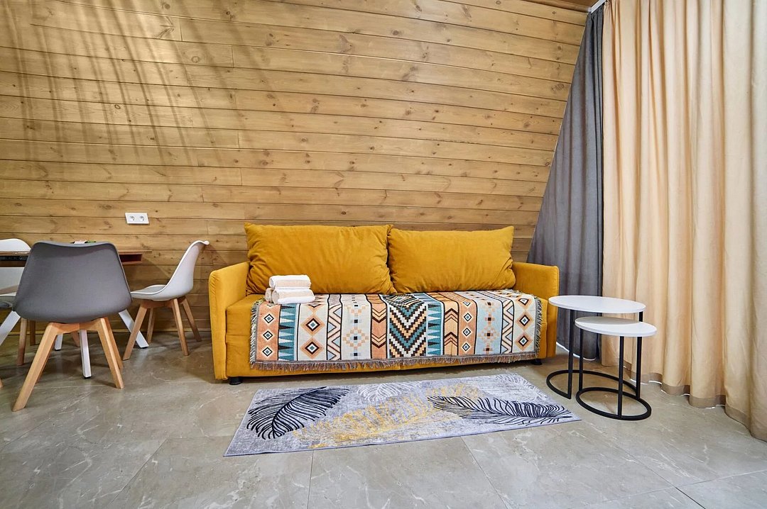 А-фрейм 4-местный (комфорт+) вид на горы