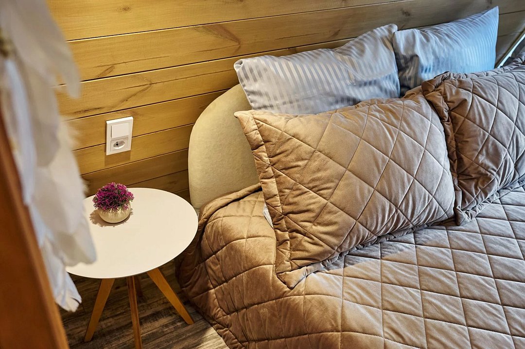 А-фрейм 5-местный (комфорт) вид на бассейн