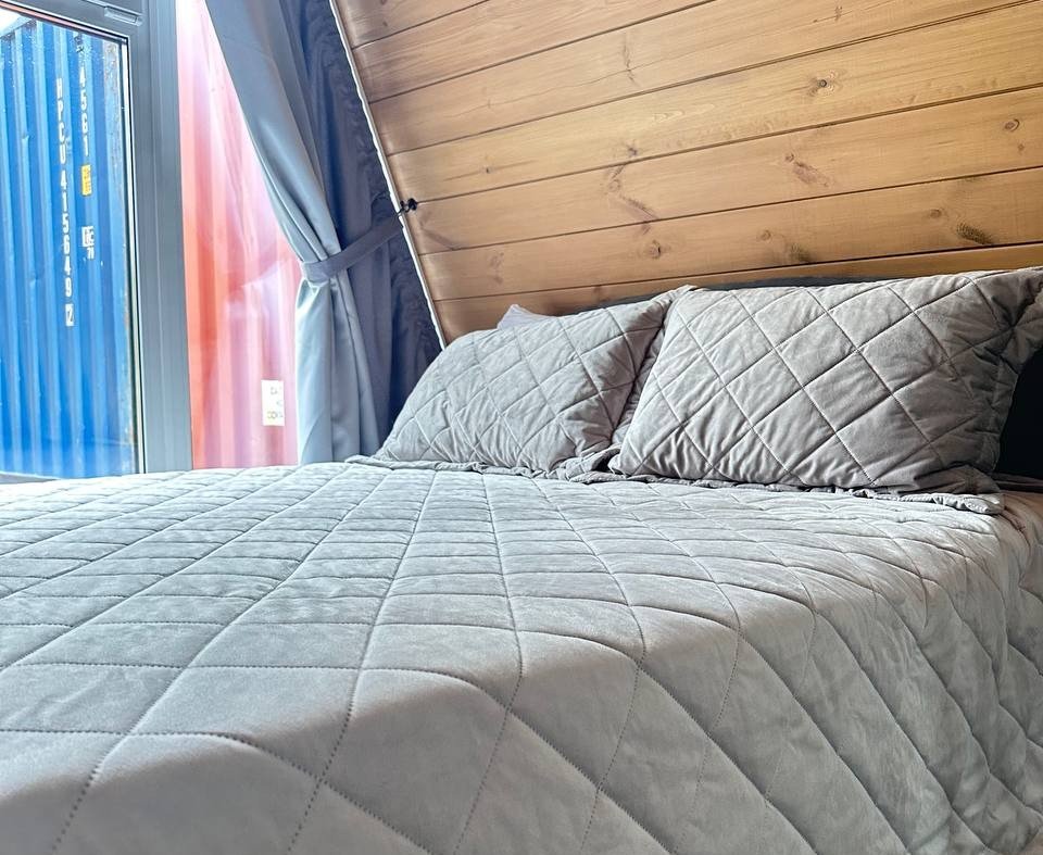 А-фрейм 5-местный (комфорт) вид на бассейн