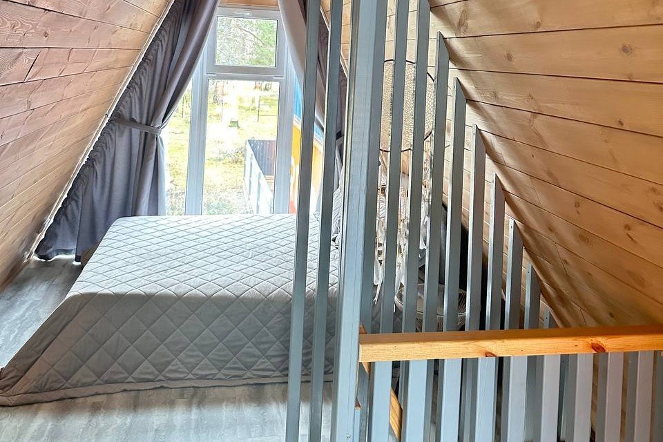 А-фрейм 5-местный (комфорт) вид на бассейн