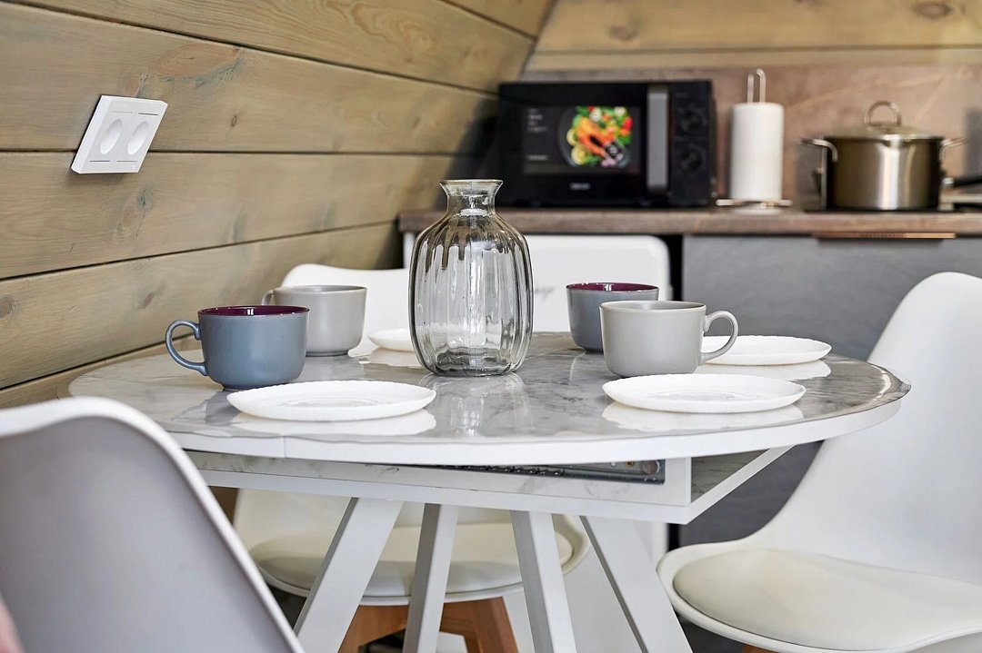 А-фрейм 5-местный (комфорт) вид на бассейн