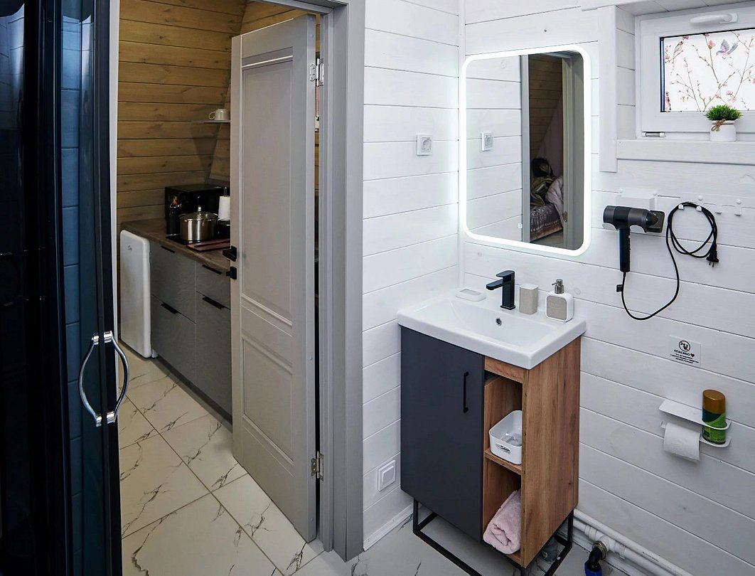 А-фрейм 5-местный (комфорт) вид на бассейн