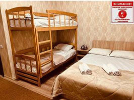 4-х местный с двуспальной кроватью, Гостевой дом Eco House Arkhyz, Архыз