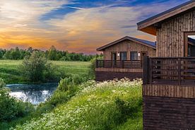 Дача с чаном на дровах для семьи, Русские Сезоны Вятские Дачи, Вятское