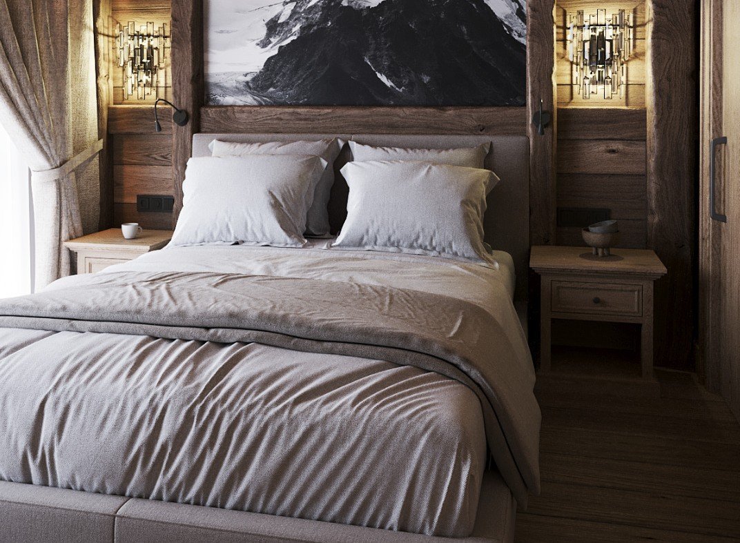 Шале делюкс 6-местный 3-комнатный (№6,8)