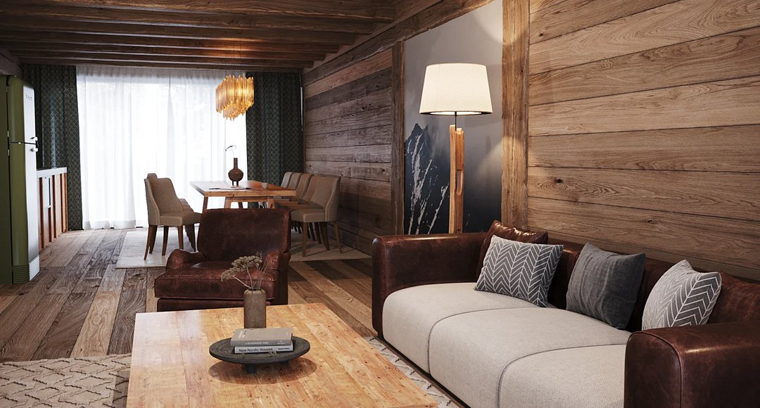 Шале делюкс 6-местный 3-комнатный (№6,8)