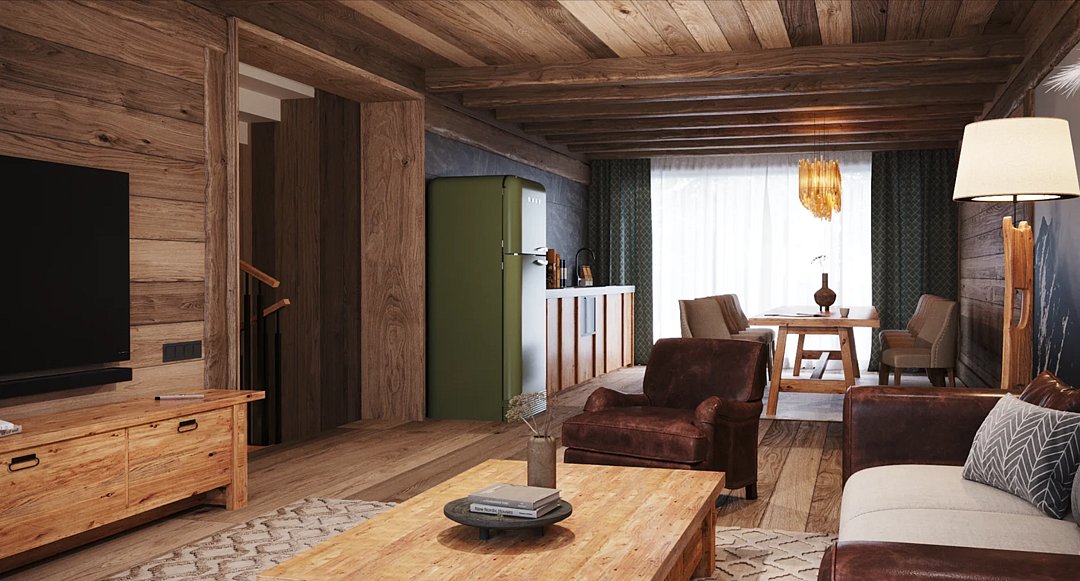 Шале делюкс 6-местный 3-комнатный (№6,8)