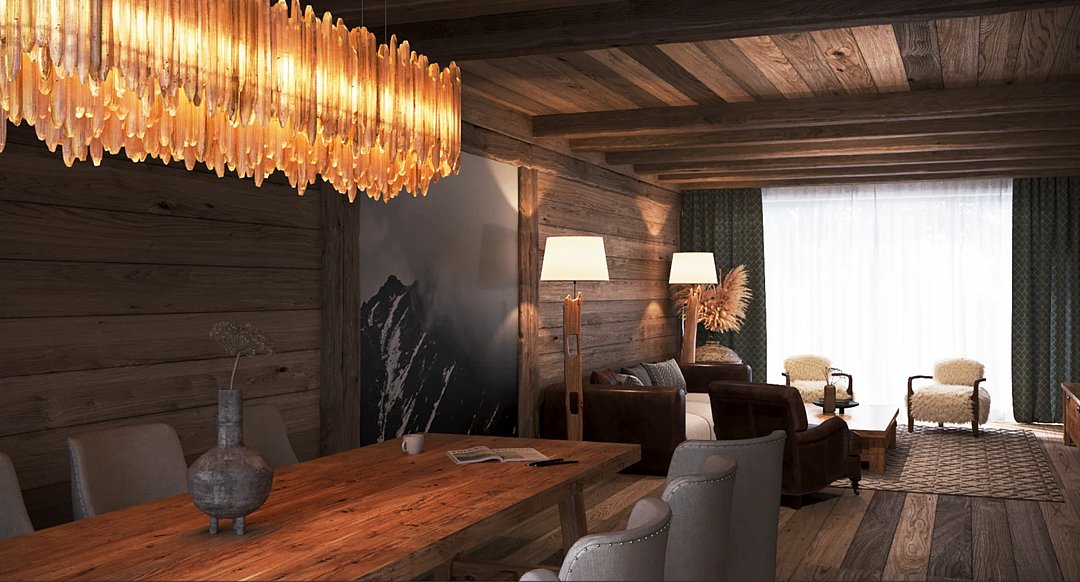 Шале делюкс 6-местный 3-комнатный (№6,8)