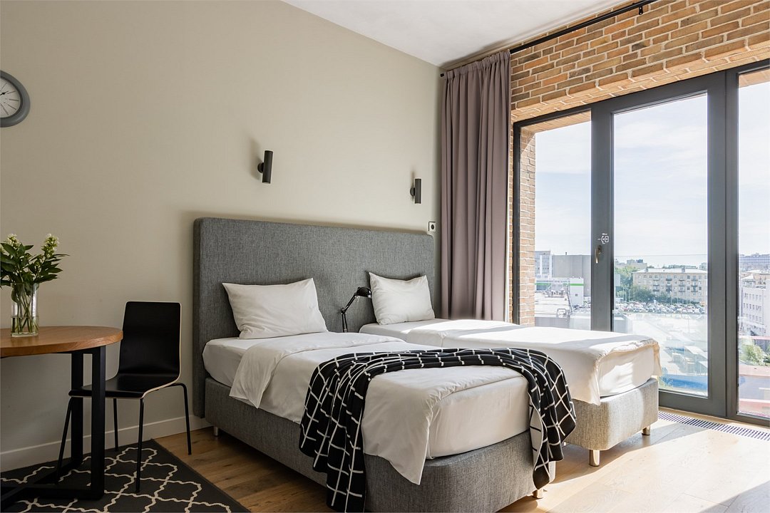 Студио 2-местный 1-комнатный (вид на двор)