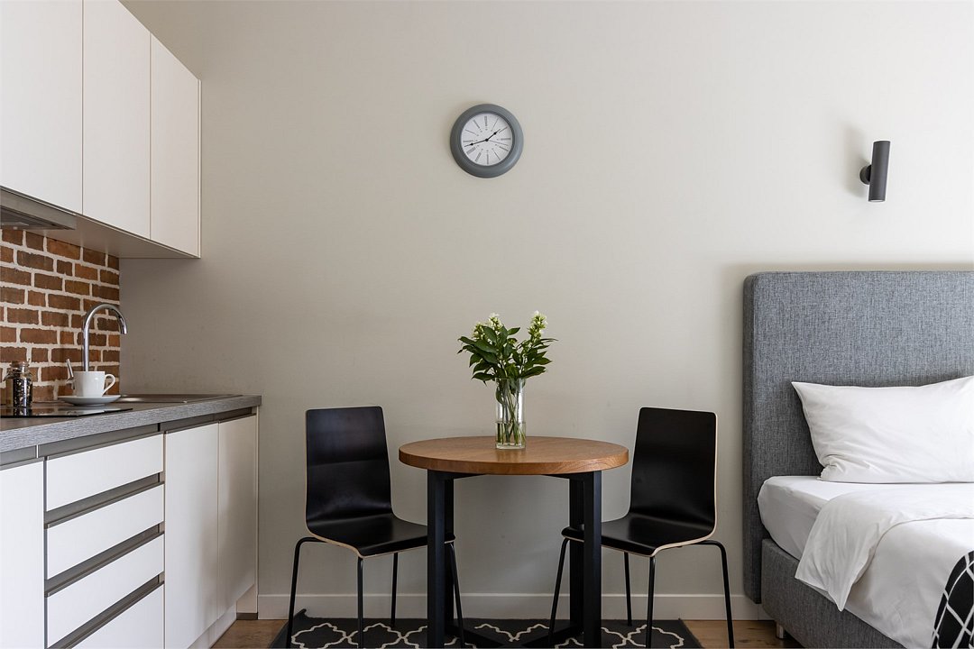 Студио 2-местный 1-комнатный (вид на двор)