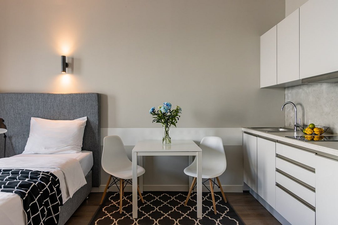 Студио 2-местный 1-комнатный (с видом на Неву)