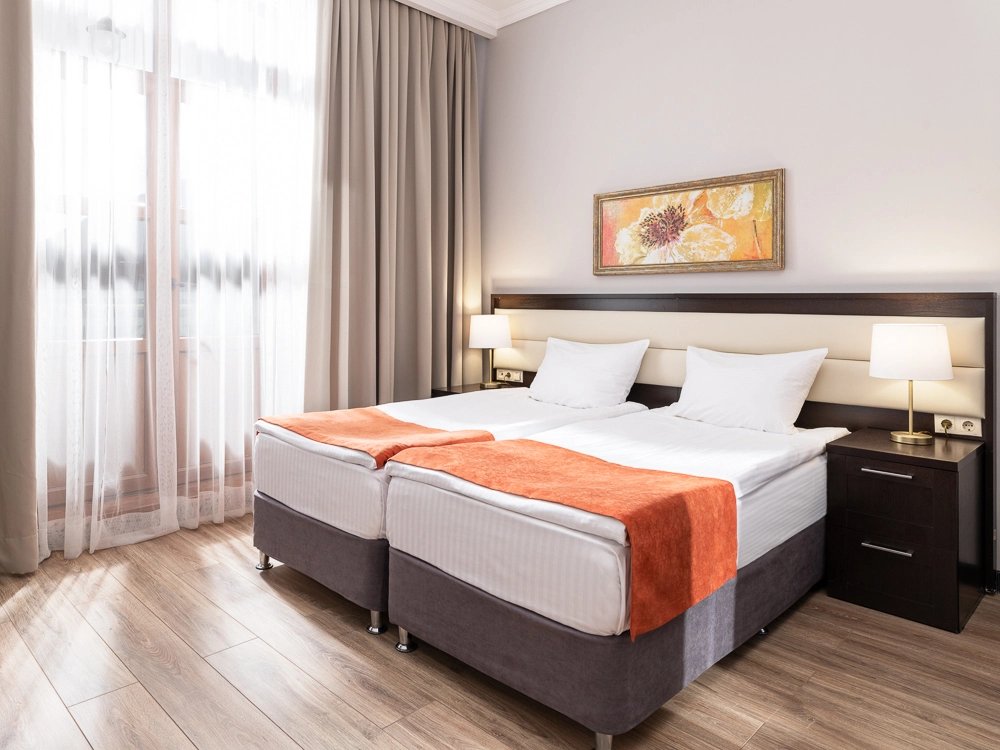 Апартаменты Комфорт 2-местные (Поляна 540, 1 спальня, вид на горы)